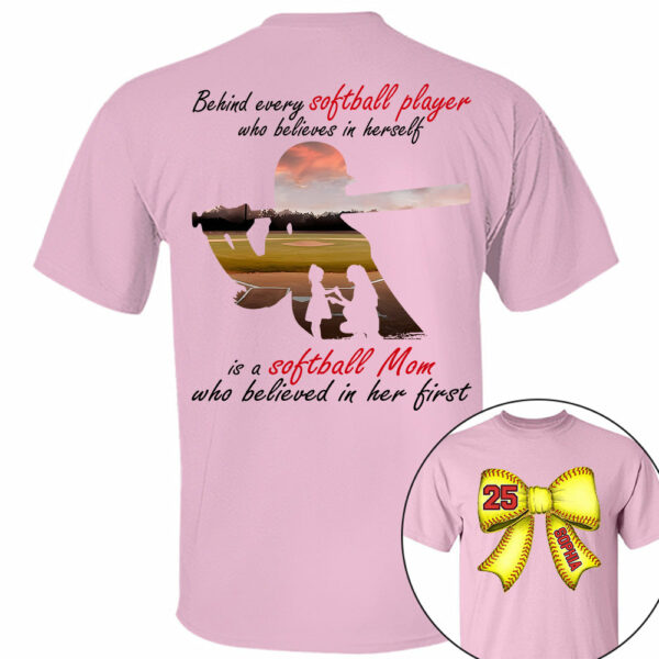 Softball Mom Shirt, Personalized Softball Shirt, Gift For Softball Lover A2110 - Image 4