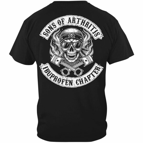 Sons Of Arthritis Ibuprofen Chapter Shirt For Biker - Image 2
