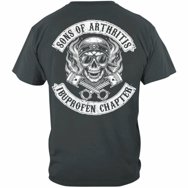 Sons Of Arthritis Ibuprofen Chapter Shirt For Biker - Image 3
