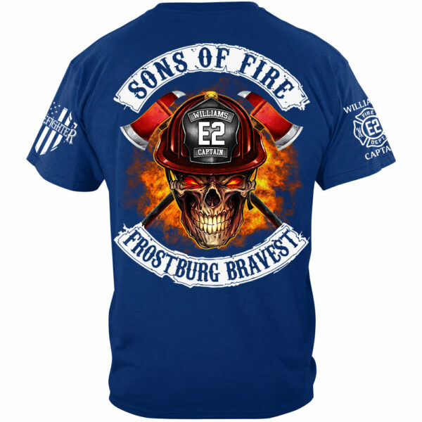 Sons Of Fire Custom Shirt For Firefighters Fireman Shirt H2511 - Image 6