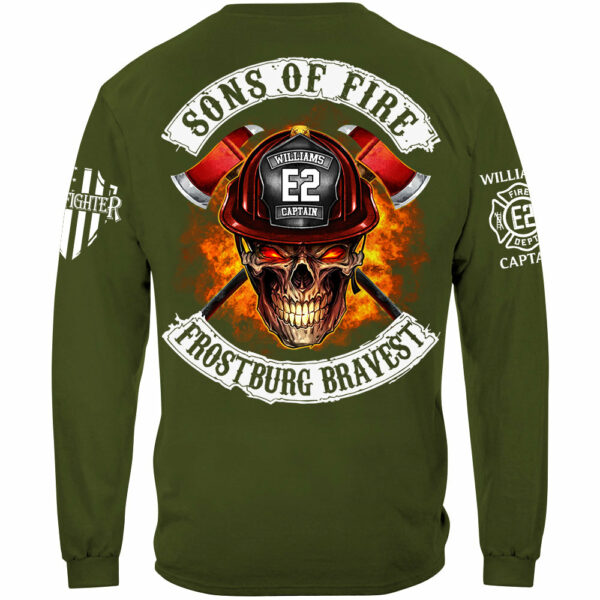 Sons Of Fire Custom Shirt For Firefighters Fireman Shirt H2511 - Image 7