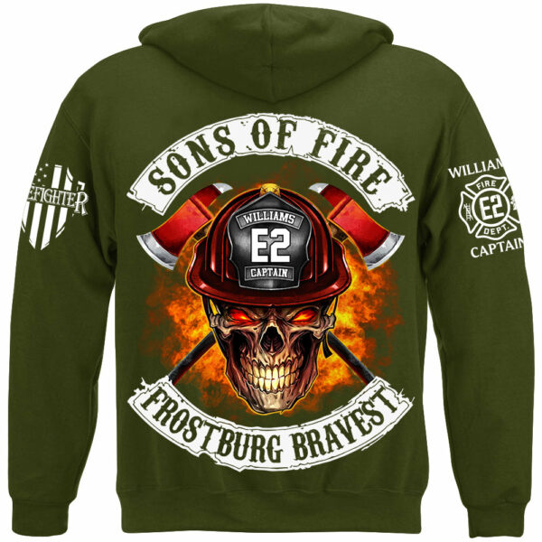 Sons Of Fire Custom Shirt For Firefighters Fireman Shirt H2511 - Image 8