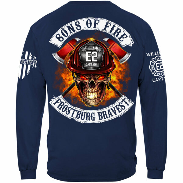Sons Of Fire Custom Shirt For Firefighters Fireman Shirt H2511 - Image 9