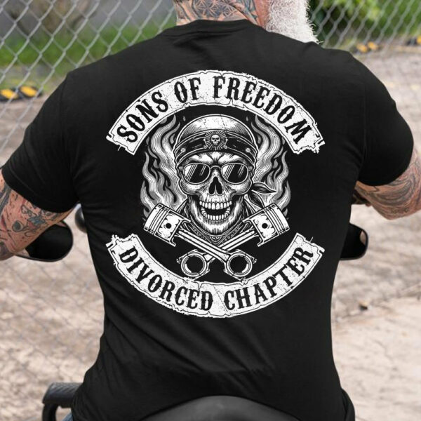 Sons Of Freedom Divorced Chapter Shirt For Biker