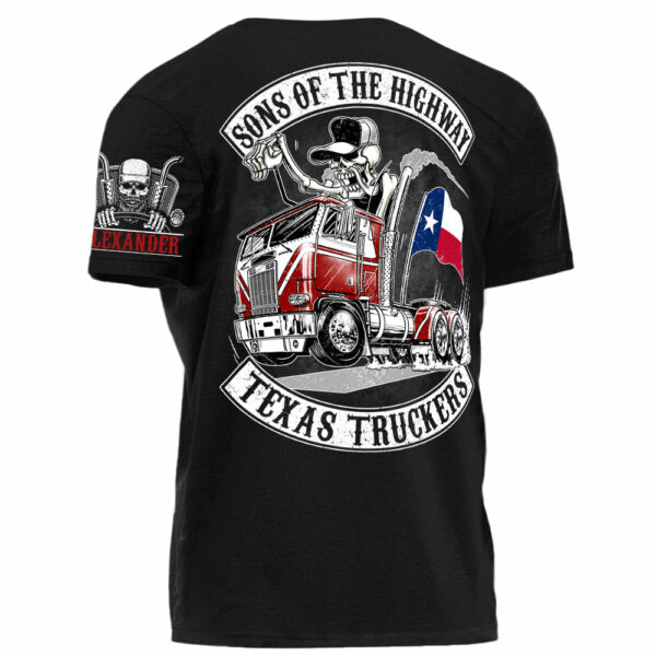 Sons Of The Highway American States Truckers Personalized Shirt For Trucker H2511 - Image 2