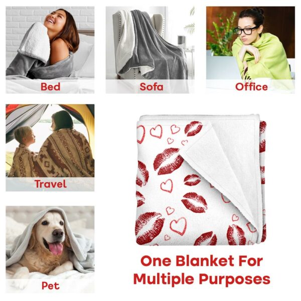 Spending The Holidays With You Is The Greatest Gift Of All - Couple Personalized Custom Blanket - Christmas Gift For Husband Wife, Anniversary - Image 5