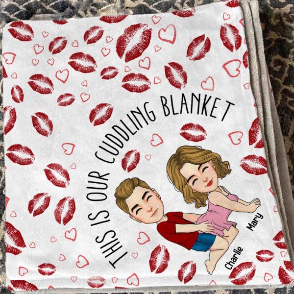 Spending The Holidays With You Is The Greatest Gift Of All - Couple Personalized Custom Blanket - Christmas Gift For Husband Wife, Anniversary