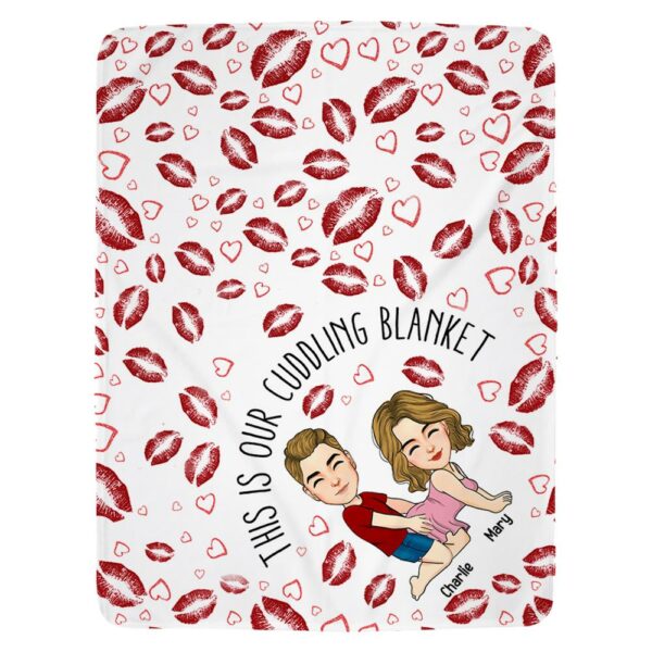 Spending The Holidays With You Is The Greatest Gift Of All - Couple Personalized Custom Blanket - Christmas Gift For Husband Wife, Anniversary - Image 4