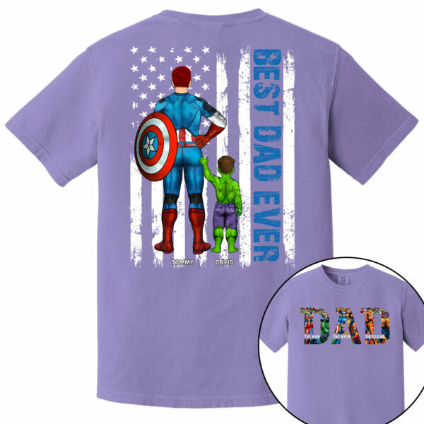 Super Dad - The Man The Myth The Legend - Personalized Shirt For Dad Grandpa Husband NA04 - Image 10