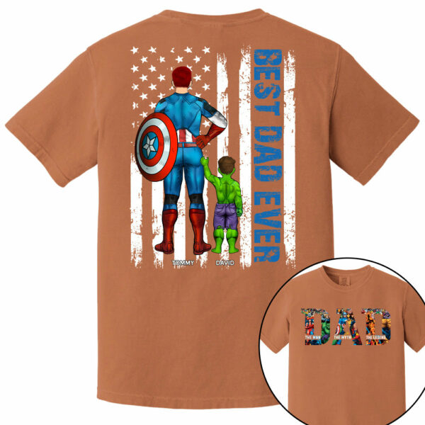 Super Dad - The Man The Myth The Legend - Personalized Shirt For Dad Grandpa Husband NA04 - Image 11