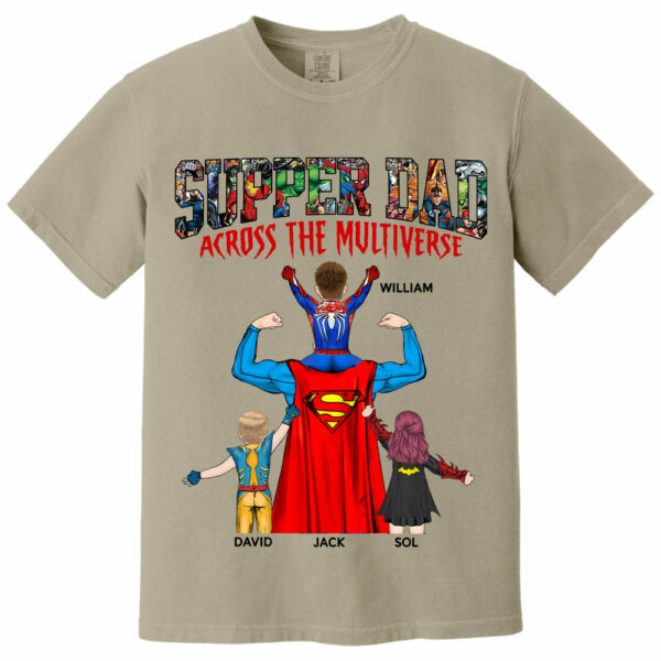Super Dad Across The Multiverse - Father's Day 2025 Personalized Shirt Tu24 - Image 10