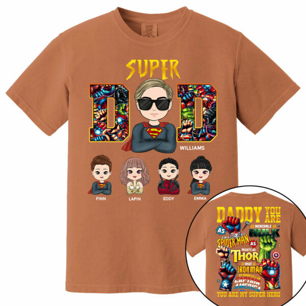 Super Dad Daddy You Are - Personalized Shirt Gift For Dad - Image 13