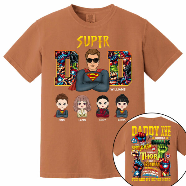 Super Dad Daddy You Are - Personalized Shirt Gift For Dad Vr2 - Image 14