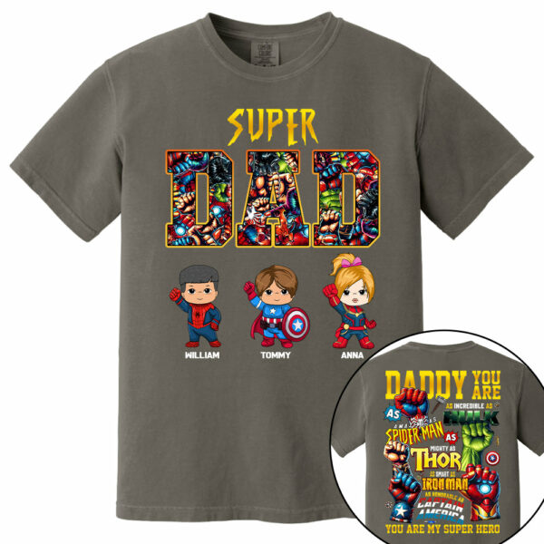 Super Dad, Daddy You Are , Personalized Shirt, Custom Father's Day Gift 2025 T1807 - Image 11