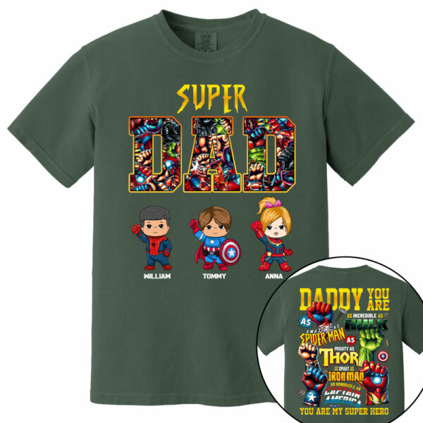 Super Dad, Daddy You Are , Personalized Shirt, Custom Father's Day Gift 2025 T1807 - Image 9