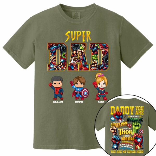 Super Dad, Daddy You Are , Personalized Shirt, Custom Father's Day Gift 2025 T1807 - Image 12