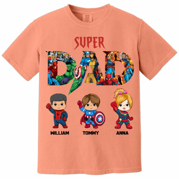 Super Dad, Personalized Shirt, Custom Father's Day Gift 2025 T1807 - Image 15