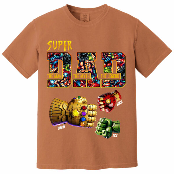 Super Dad The Man The Myth The Legend - Personalized Shirt Father's Day - Image 16