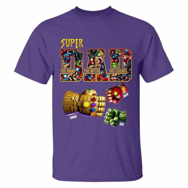 Super Dad The Man The Myth The Legend - Personalized Shirt Father's Day - Image 10