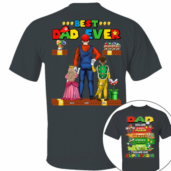 Super Daddio Best Dad Ever, Personalized Shirt, Gift For Dad, Father's Day T1807 - Image 8