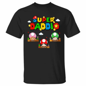 Super Daddio Personalized Shirt Gift For Father's Day K1702