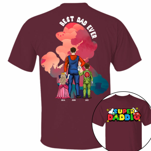 Super Daddio Shirt, Best Dad Ever Shirt, Super Dad Shirt, Father's Day Gift - Image 7
