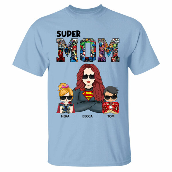 Super Mom - Personalized Shirt Gift For Mom - Image 8