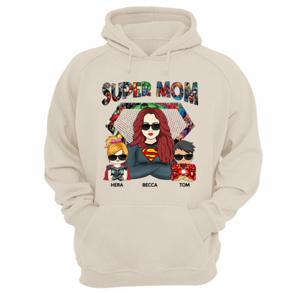 Super Mom Personalized Shirt For Mom - Image 11