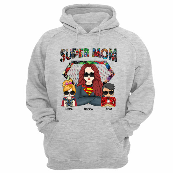 Super Mom Personalized Shirt For Mom - Image 8