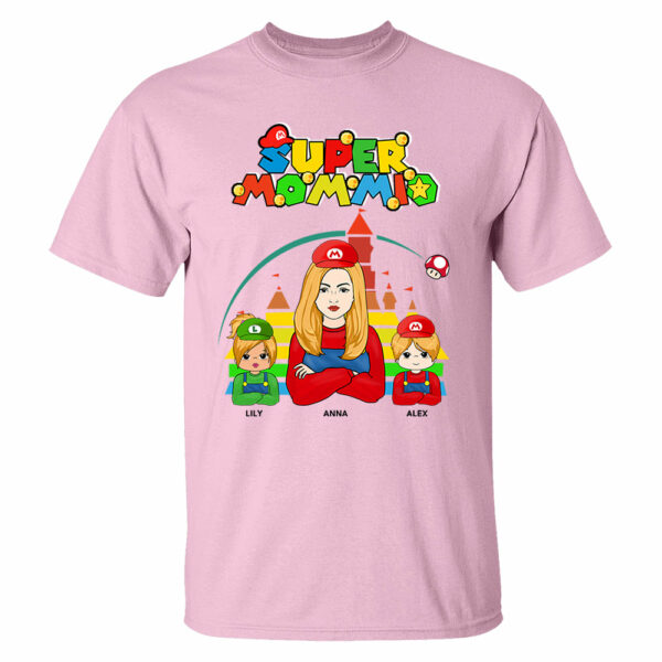 Super Mommio - Personalized Gamer Shirt For Mom - Image 5