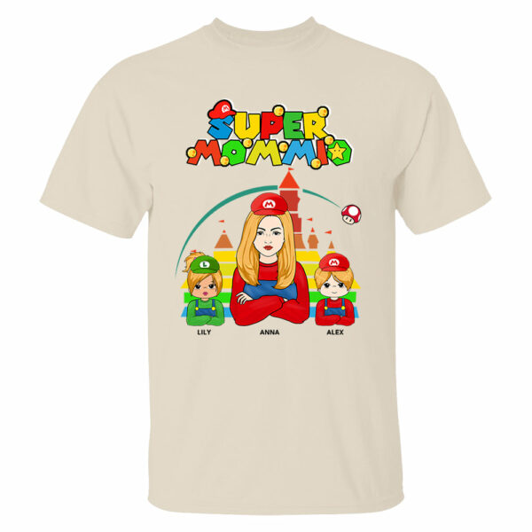 Super Mommio - Personalized Gamer Shirt For Mom - Image 4