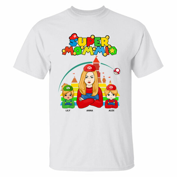 Super Mommio - Personalized Gamer Shirt For Mom - Image 2