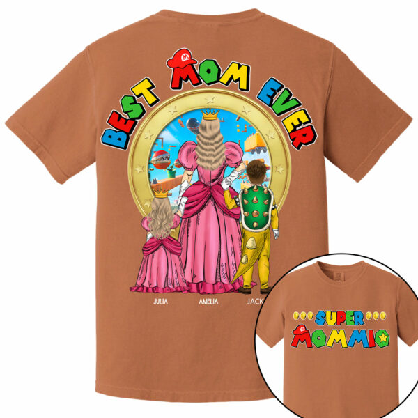 Super Mommio Best Mom Ever - Personalized Shirt Gift For Mom - Image 9