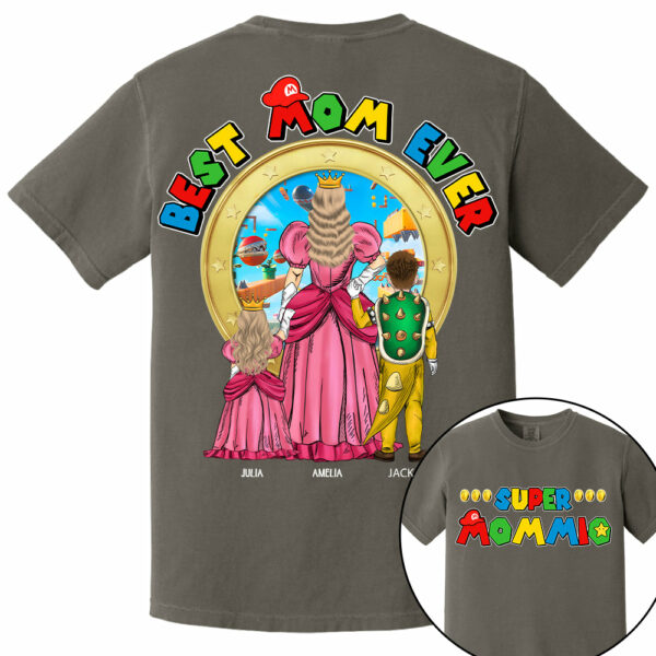 Super Mommio Best Mom Ever - Personalized Shirt Gift For Mom - Image 12