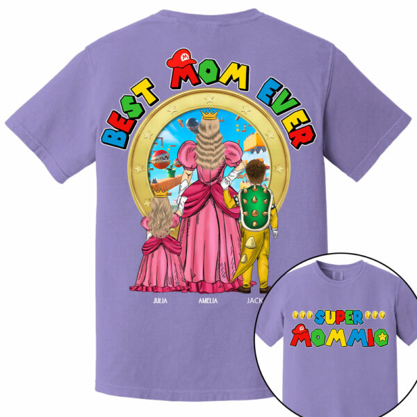 Super Mommio Best Mom Ever - Personalized Shirt Gift For Mom - Image 15