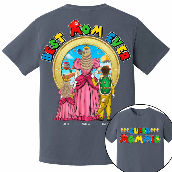 Super Mommio Best Mom Ever - Personalized Shirt Gift For Mom - Image 10