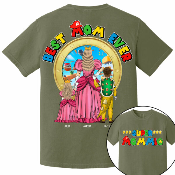 Super Mommio Best Mom Ever - Personalized Shirt Gift For Mom - Image 14