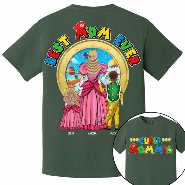 Super Mommio Best Mom Ever - Personalized Shirt Gift For Mom - Image 13