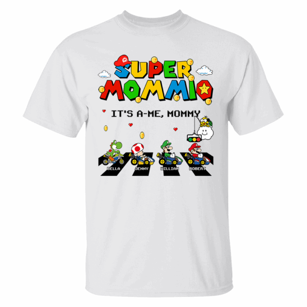 Super Mommio It's A Me Mommy Personalized Shirt Gifts For Mom - Image 2
