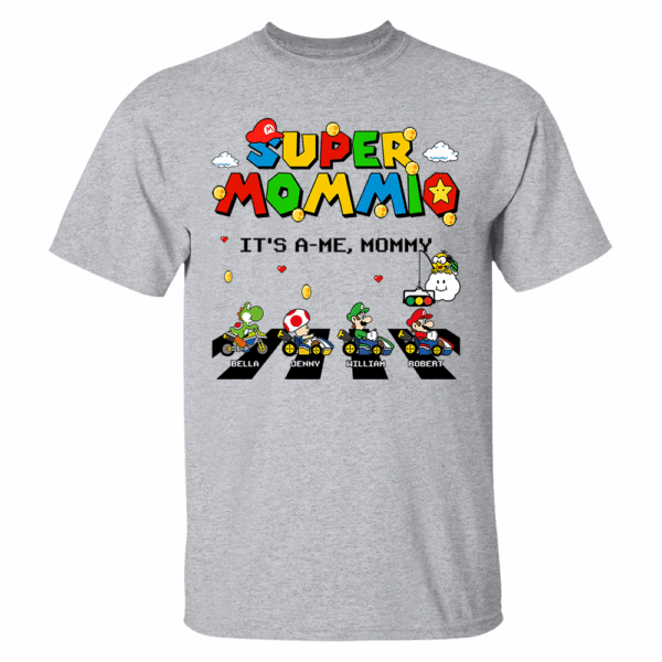 Super Mommio It's A Me Mommy Personalized Shirt Gifts For Mom - Image 4
