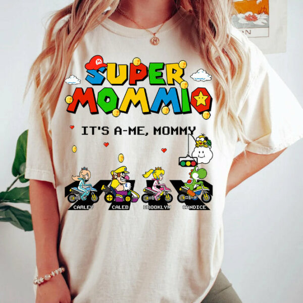 Super Mommio It's A Me Mommy Personalized Shirt Gifts For Mom