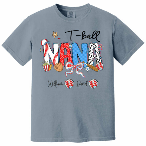 T-Ball Mama - Personalized Shirt Gift For Grandma - Image 11