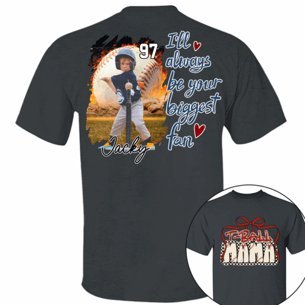 T-Ball Mom Shirt, Personalized T-Ball Shirt, Gift For T-Ball Lover A2110 - Image 4