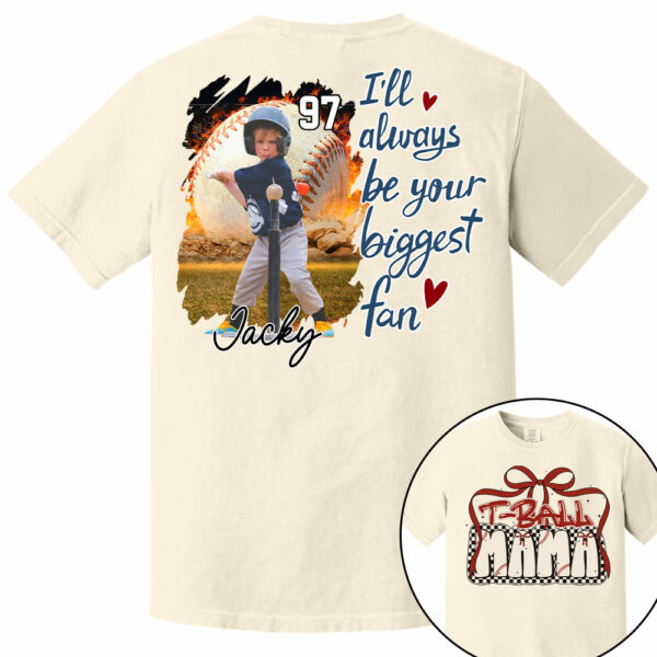T-Ball Mom Shirt, Personalized T-Ball Shirt, Gift For T-Ball Lover A2110 - Image 6