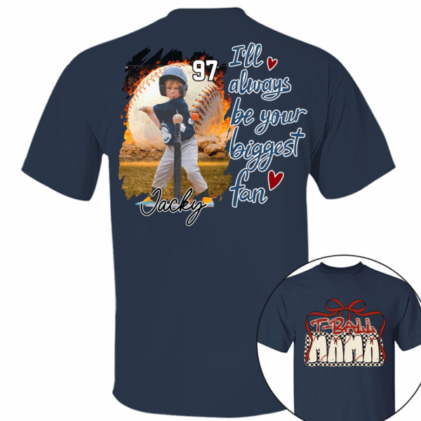 T-Ball Mom Shirt, Personalized T-Ball Shirt, Gift For T-Ball Lover A2110 - Image 3