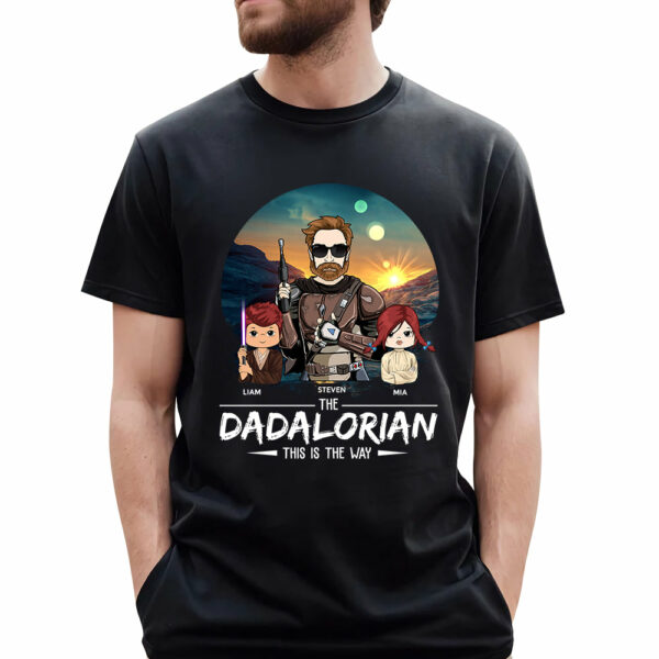 Tatooine Sunset The Dadalorian This Is The Way Personalized Shirt New - Image 2