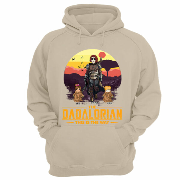 Tatooine Sunset The Dadalorian This Is The Way Personalized Shirt New Gift For Dad, Gift For Him - Image 12