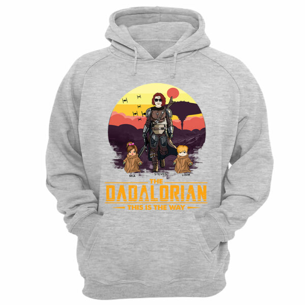Tatooine Sunset The Dadalorian This Is The Way Personalized Shirt New Gift For Dad, Gift For Him - Image 11