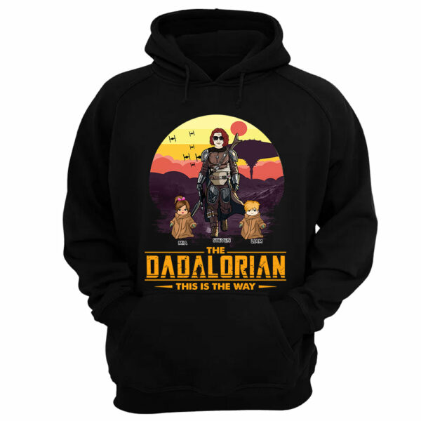 Tatooine Sunset The Dadalorian This Is The Way Personalized Shirt New Gift For Dad, Gift For Him - Image 13