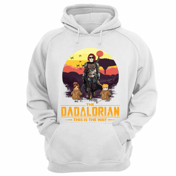Tatooine Sunset The Dadalorian This Is The Way Personalized Shirt New Gift For Dad, Gift For Him - Image 10